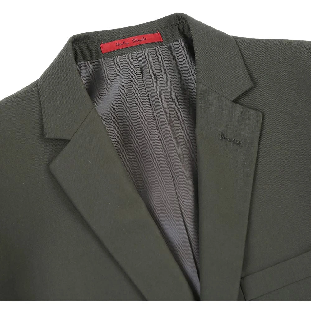 Traje Vanderbilt Olivo Clásico 2 Botones Corte Regular Elegancia Atemporal para el Hombre Moderno.