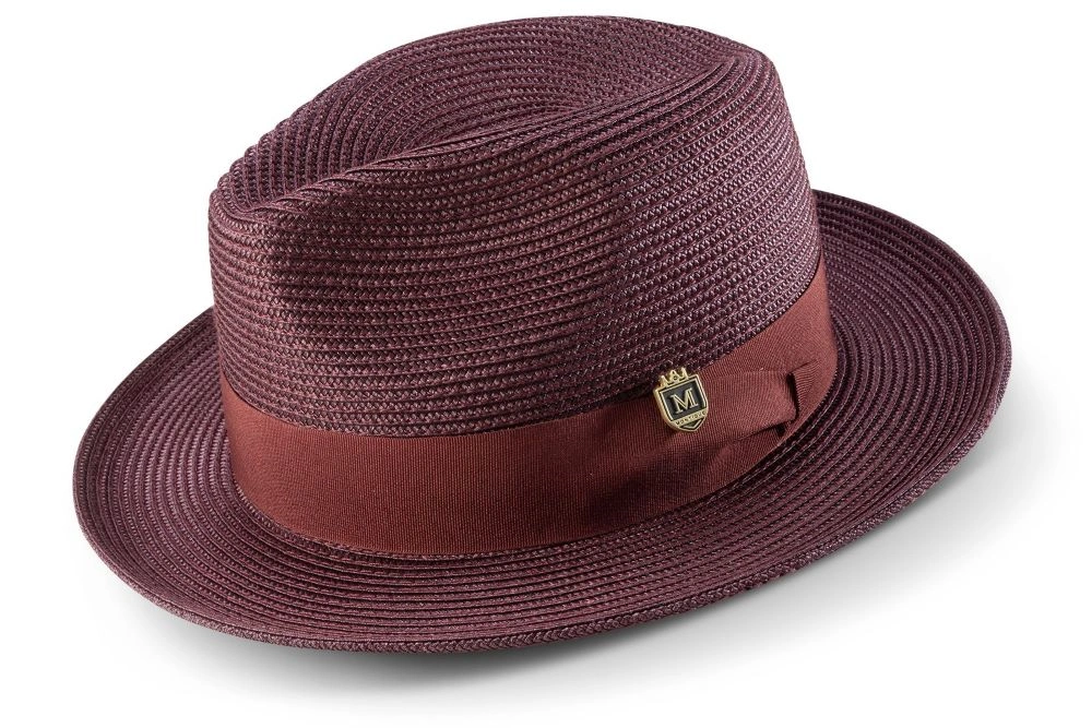 Sombrero Fedora Trenzado con Cinta de Grosgrain: Elegancia y Estilo para Ti
